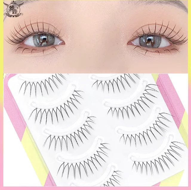 Dream Deer Falsche Wimpern, W-5, natürlich - Bild 1