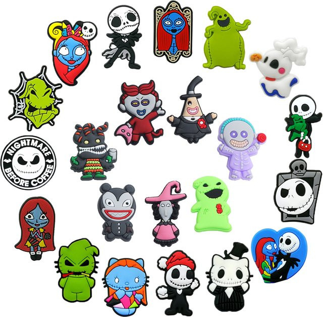 Hot Toys Charms, Albtraum vor Weihnachten, Totenkopf, Jack-förmig - Bild 1