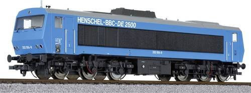 Liliput Diesellok DE 2500 Henschel-BBC Nr. 202 004-8 H0 DC-Version in Blau - Bild 1