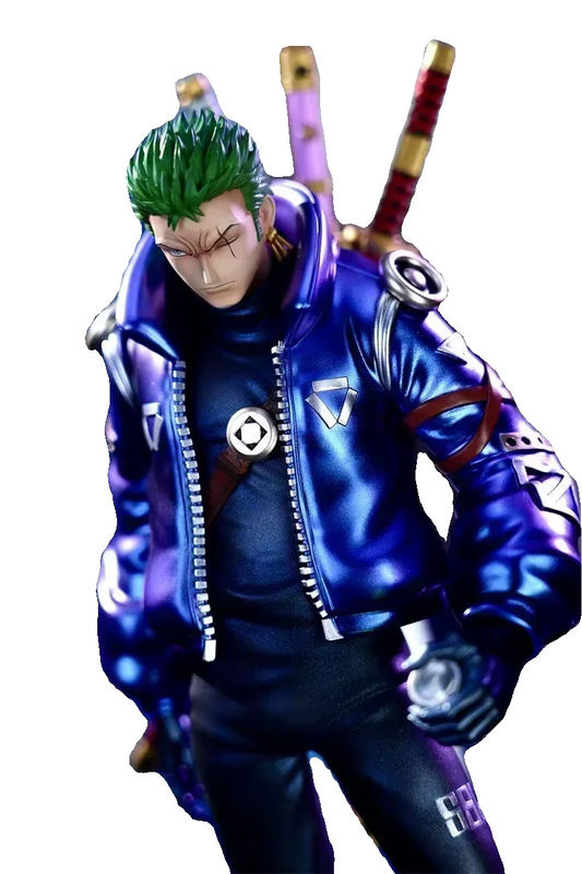 Bandai Roronoa Zoro Anime Actionfigur Cyberpunk Design aus PVC, mehrfarbig, Höhe: 26 cm - Bild 6