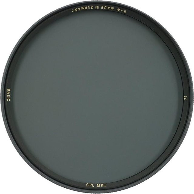 B+W BASIC CPL MRC Polfilter in Schwarz 77mm - Bild 1