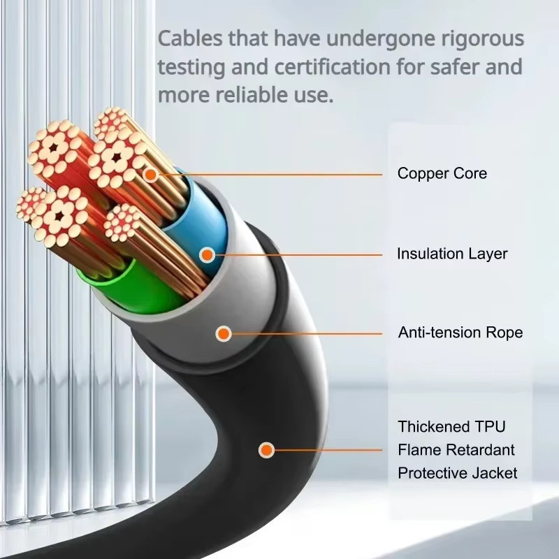FITMPH EV-Ladekabel Typ 2 zu Typ 2, 3,5kW 16A 1-phasig, Länge: 4 m, inklusive Aufbewahrungstasche, IEC62196-2 Ladekabel für Elektro- und Plug-in-Hybridfahrzeuge - Bild 6