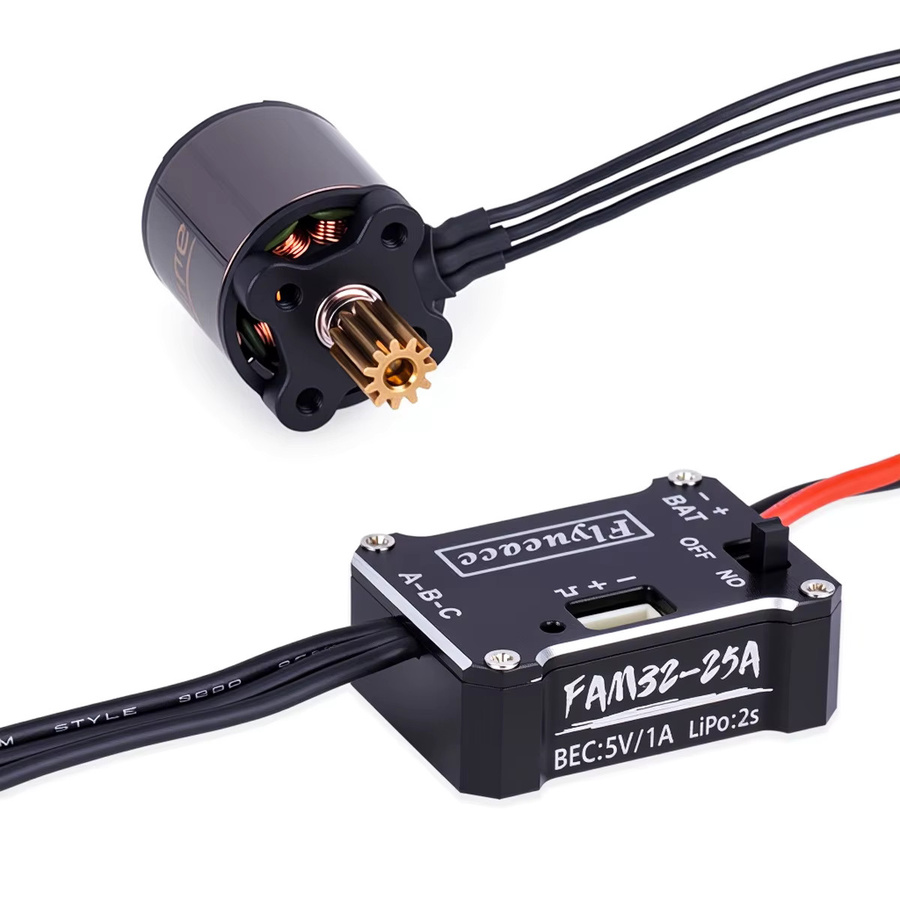 MALOM RC 25A ESC 1212 3500KV TRX4M Außenrotormotor Bürstenlose Combo, 1/18 RC Crawler Upgrade-Zubehör - Bild 3