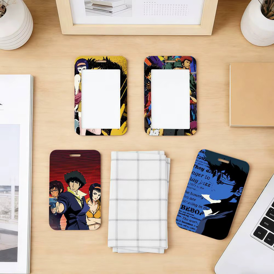 Cowboy Bebop Anime Ausweishalter und Kreditkartenhalter mit durchsichtigem Fenster in Multicolour und Transparent - Bild 2