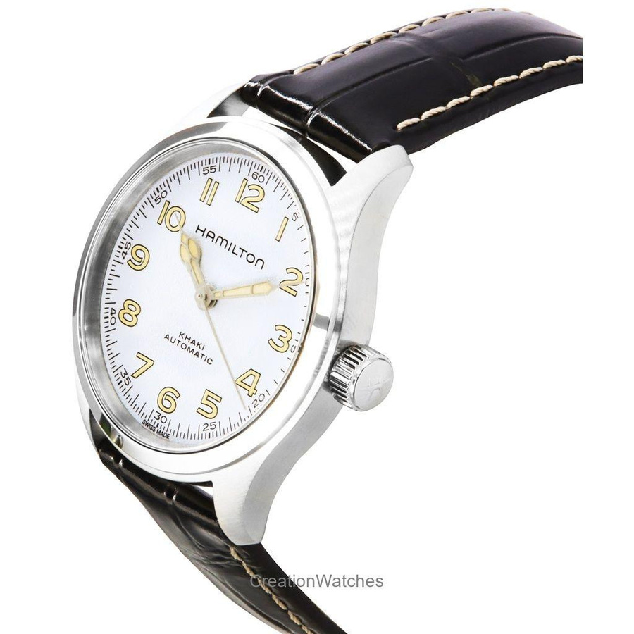 Hamilton Herrenuhr Khaki Field Murph, Automatik, Edelstahl, 38 mm, Weiß - Bild 4