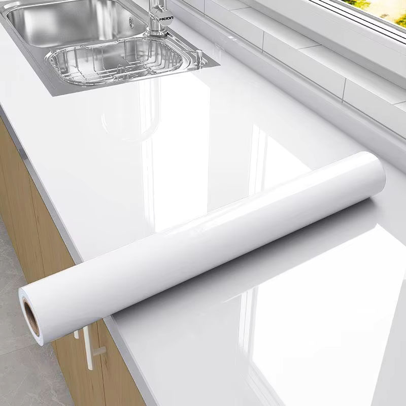 Weiße selbstklebende Wandtapete von ctzsoop, wasserfeste und moderne Dekorationstape für dein Zuhause - Bild 2