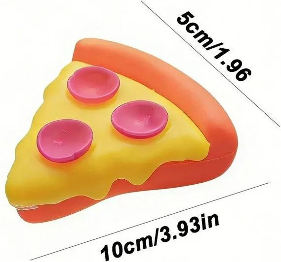 Schylling Needoh Pizza, Stressabbau Squishy Würfel, Sensorischer Fidget Würfel - Bild 1