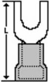 Molex 19198-0026 Gabelkabelschuh Grau auf Vollrolle - Bild 1