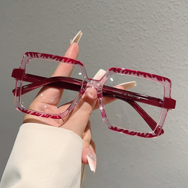 KAMMPT Korrektionsbrille, quadratisch, Vollrand, Kunststoff, transparent, Damen - Bild 1