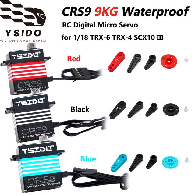 YSIDO RC Crawler Car Upgrade Teile, Digital Micro Servo, Metall, 1:18 - Bild 1