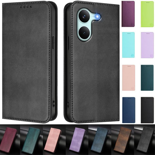 Magnetische Leder-Brieftaschenhülle mit Ständer für Xiaomi Poco X8 Pro und Poco X8 Pro Max in Blau - Bild 1