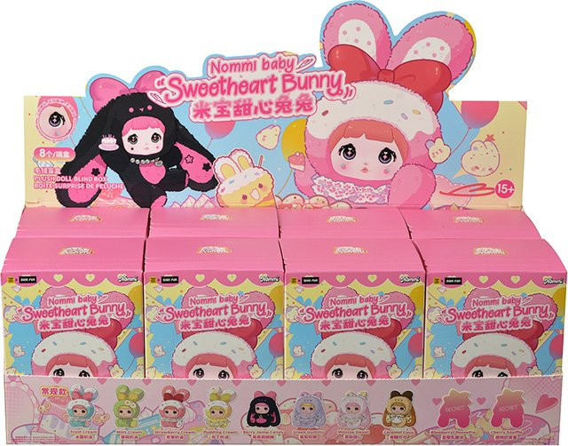 Nommi Baby Sweetheart Bunny, Blindbox-Puppe, Überraschungstüten-Anhänger, ab 14 Jahren - Bild 1