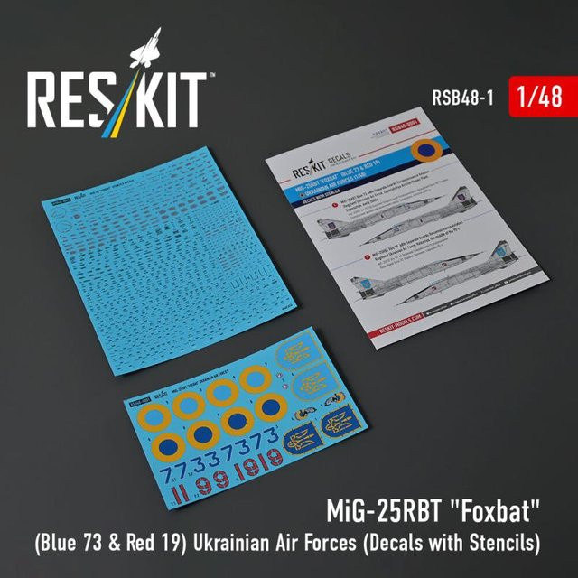 ResKit Models MiG-25RBT Foxbat Ukrainian Air Forces, Modellfahrzeug, 1:48 - Bild 1