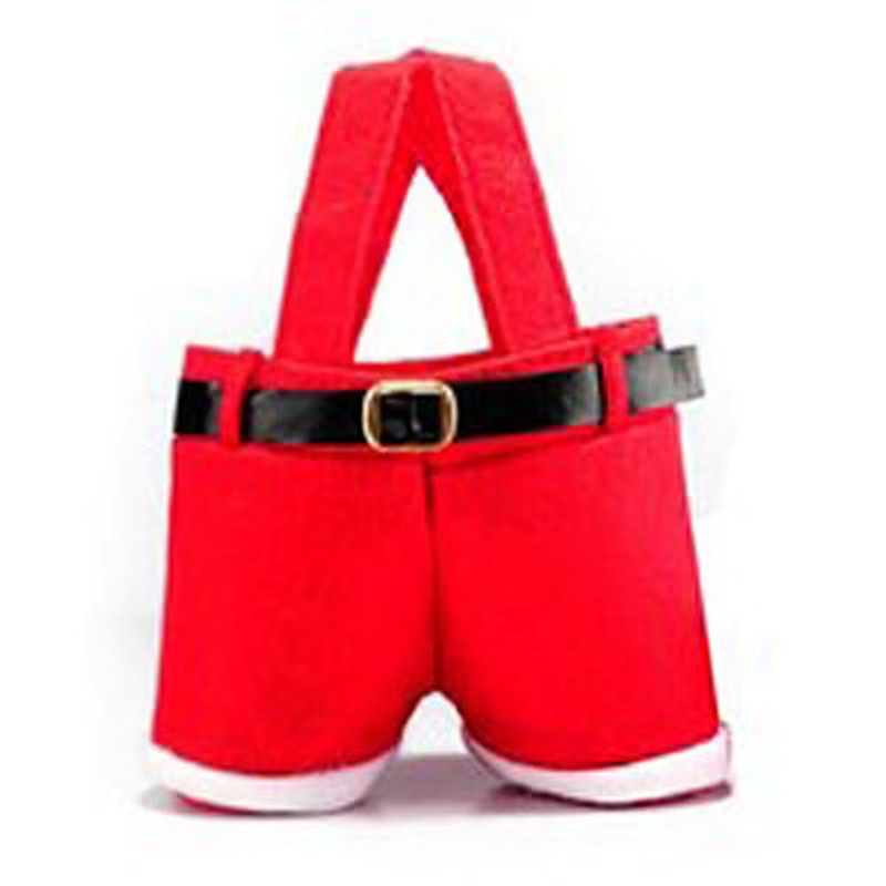 2er-Set Weihnachtsgeschenktüten in Rot zur Dekoration für Süßigkeiten und Geschenke - Bild 3