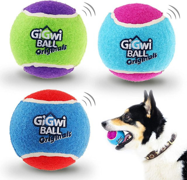 Gabe Quietschender Tennisball, interaktives Hundespielzeug, Gummiball - Bild 1