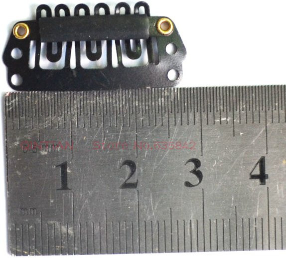jeedou Haarverlängerungs-Clips, 100 Stück, Edelstahl, Unisex - Bild 1