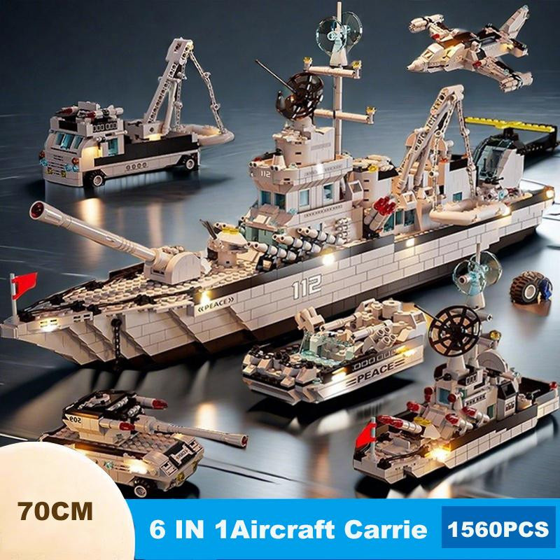 Linyi toy Marine 6in1 Bausteine bunte - Bild 3