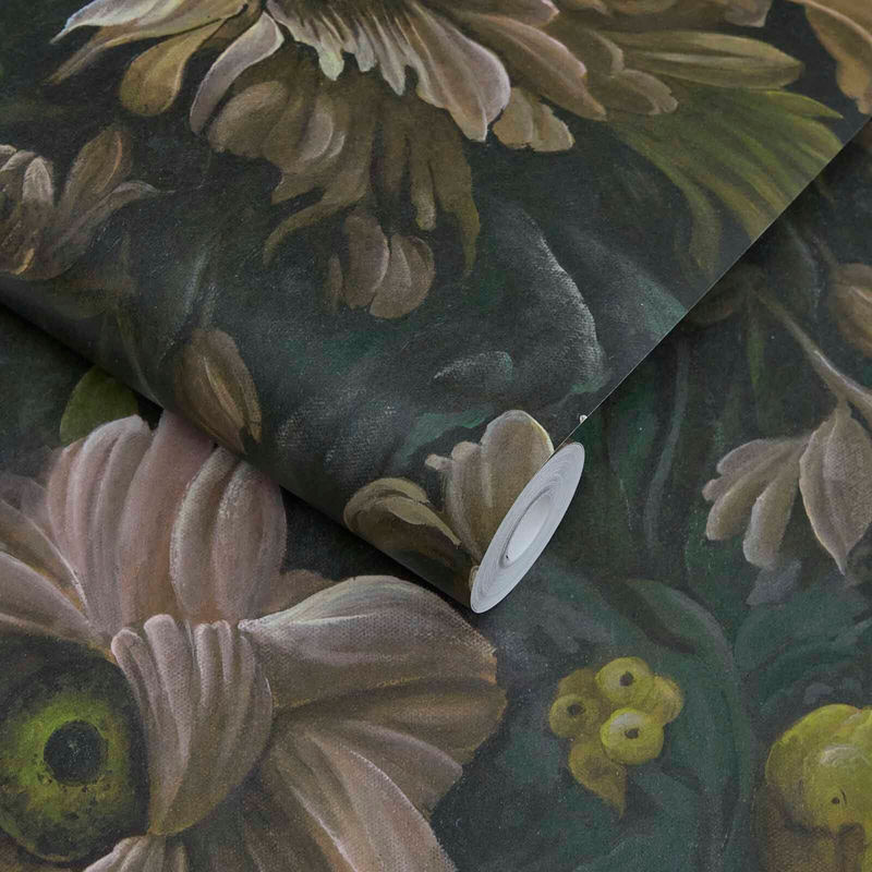 House of Hackney Tapete Umbra in Grün mit floralem Botanical-Design, Vlies-Tapete, Rolle 5,4 m x 0,5 m - Bild 3