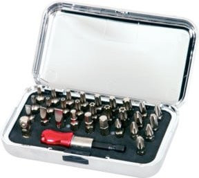 KS Tools CHROMEplus Bit-Satz 1/4", 30-teilig, silber - Bild 1