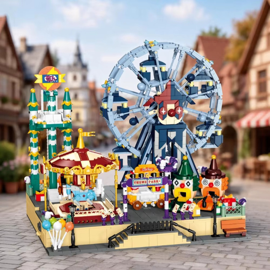 SixBricks Vergnügungspark-Riesenrad, ferngesteuertes Bausteine-Set - Bild 4
