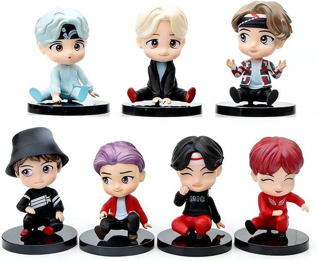 Bangtan Boys Puppe Modell, Actionfigur, 7-teiliges Set, ab 6 Jahren - Bild 1