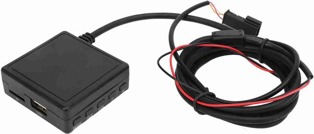 Koogeelife Bluetooth Adapter mit AUX IN und Rauschfilter für BMW E46 E39 E53 BM54 in Schwarz - Bild 1