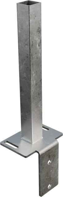 GroJa L-Stein-Konsole GJ45 in Silber, B/T/H: 40 x 12 x 16 cm - Bild 1