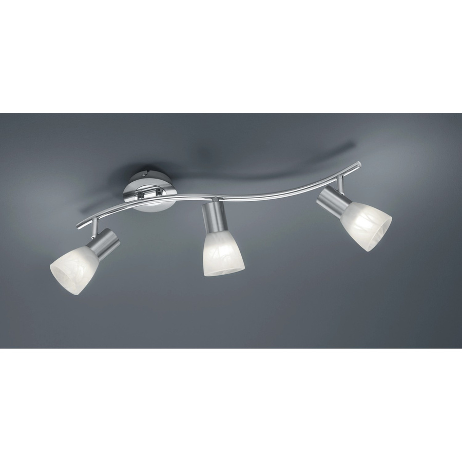 Trio Levisto LED-Spot 3er-Set in Nickel matt mit warmweißem Licht und verstellbarem Strahler - Bild 2