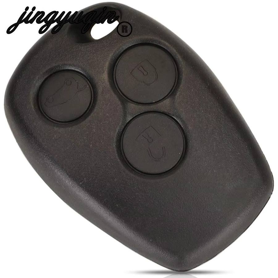 Jingyuqin 5er Set Auto Schlüssel Shell Abdeckung für Renault Dacia Modus Clio 3 Twingo Kangoo 2 in Schwarz - Bild 4