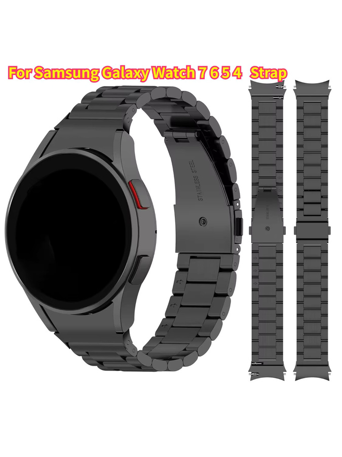 QCTOG Uhrenarmband Edelstahl, Schwarz, Unisex - Bild 3