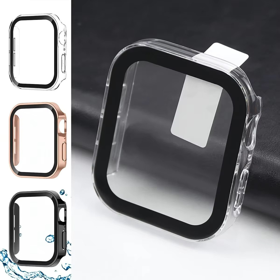 Displayschutzfolie für Apple Watch Gehäuse, transparent, Unisex - Bild 2