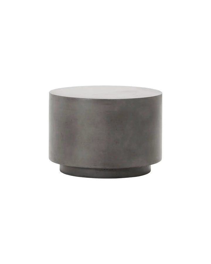 House Doctor Beistelltisch aus Beton in Grau, rund, Durchmesser: 35 cm - Bild 1