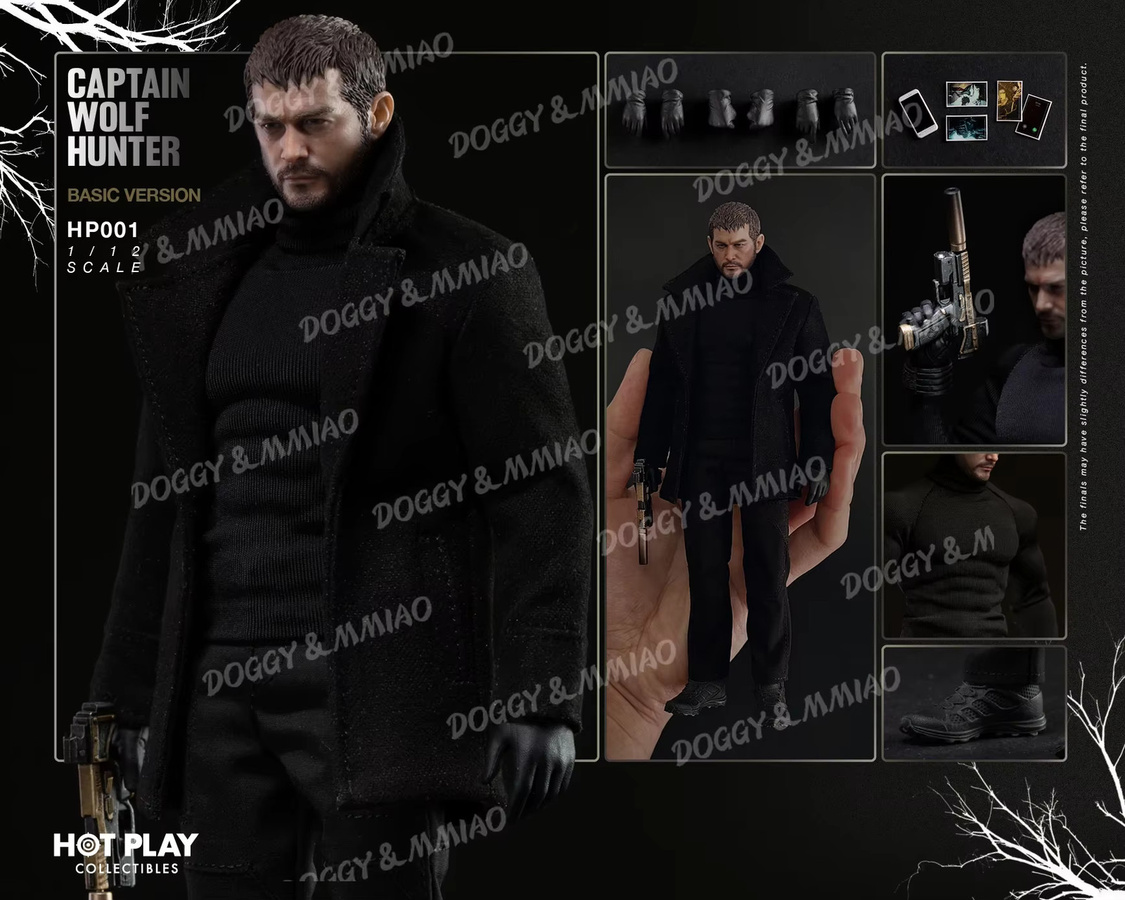 HOT PLAY Resident Evil Actionfigur, Captain Wolf Hunter Chris Redfield, 1/12 Modell - Bild 2