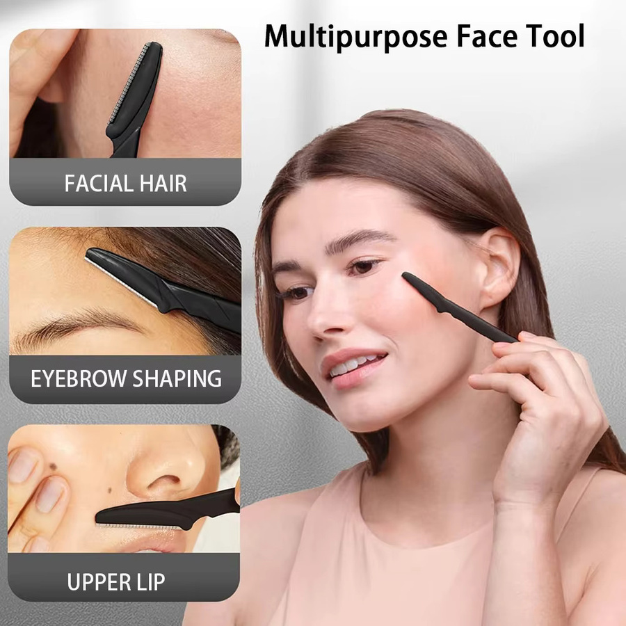 vvocci Augenbrauen-Gesichtsrasierer, Unisex, Dermaplaning-Werkzeug - Bild 3