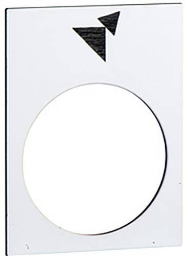 Schneider Electric ZB2BY4965 Einlegeschild aus Kunststoff in Weiß, 10 Stück - Bild 1