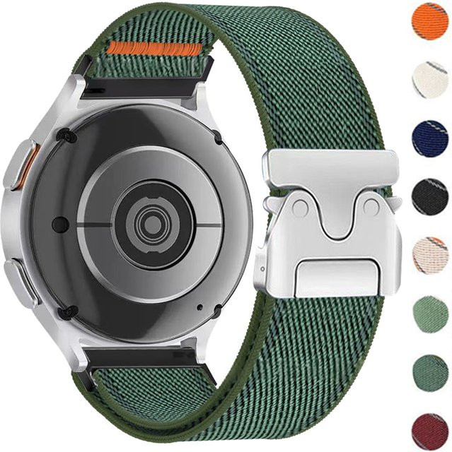 YEELUSEE Uhrenarmband, Nylon, Textil/NATO, starlight, 20mm 22mm - Bild 1