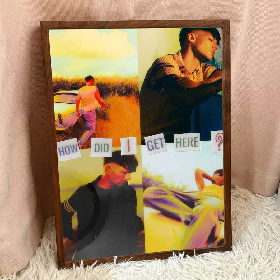 L-Louis T-Tomlinson How Did I Get Here Anime-Poster als selbstklebender wasserfester Papieraufkleber in Mehrfarbig - Bild 4