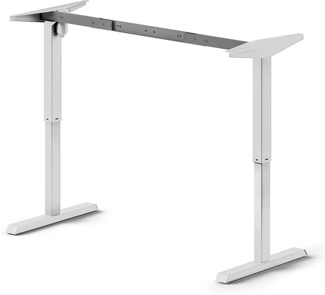 Emuca Motorisch Höhenverstellbares Tischgestell Lift Table aus Stahl in Weiß lackiert - Bild 1