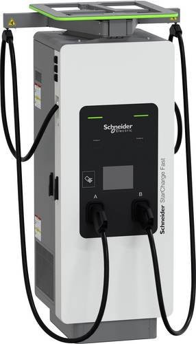 Schneider Electric Ladestation Typ 2 120kW mit NFC und RFID, weiß, Floor Standing, 3-Phasen - Bild 1