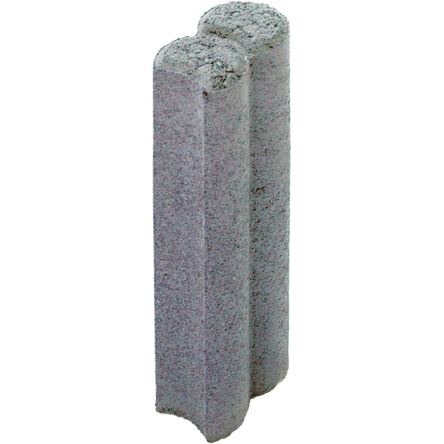 Diephaus Rundpalisaden 2er-Set Grau B/H/T: 25 x 9,1 x 6 cm - Bild 2