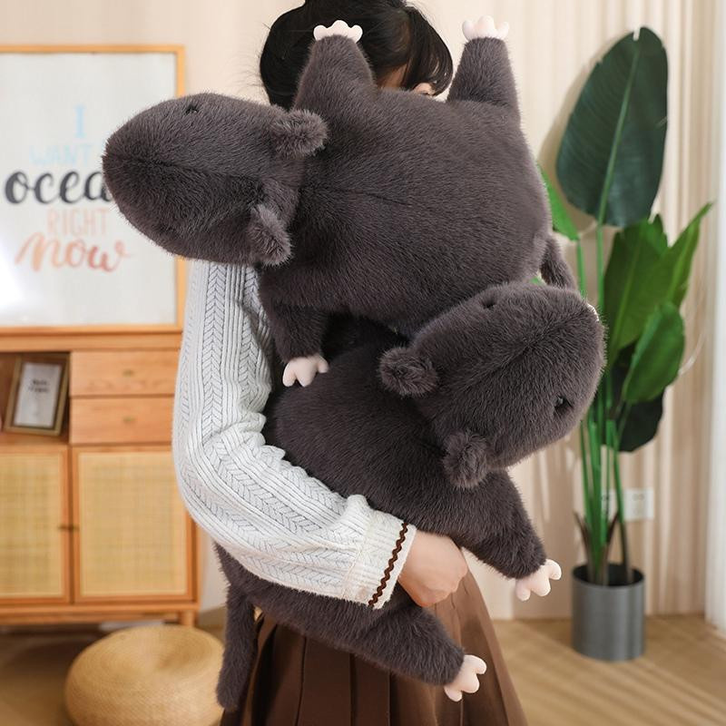 Pangcangshu Plüschtier Maus Pelzig Weich 35cm - Bild 2