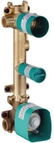 Hansgrohe Axor Citterio E Grundkörper für UP-Thermostat mit 2 Ventilen in Gold, B: 380 mm x H: 120 mm - Bild 1
