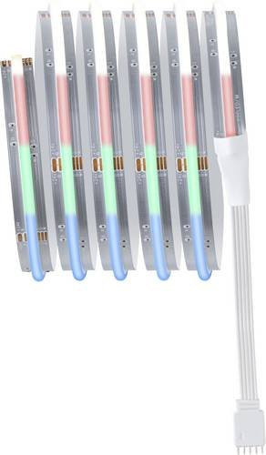 Paulmann MaxLED Home LED-Stripe Starter-Kit RGBW COB LED-Streifen mit Fernbedienung, 17W, Multicolor und Weiß, Transparent - Bild 1