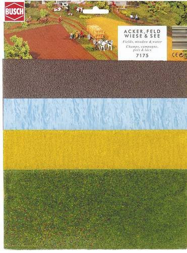 Busch 7175 Geländematte Acker, Feld, Wiese, See in Multicolour - Bild 1