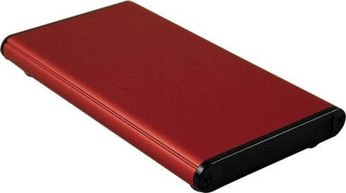Hammond Electronics Profil-Gehäuse 1455A1202RD aus Aluminium in Rot, B/T/H: 12,0 x 7,0 x 1,2 cm - Bild 1