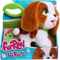 furReal Poop-a-Lots Cavalier King Charles Spaniel Kuscheltier von Just Play in Hellbraun und Weiß - Bild 1