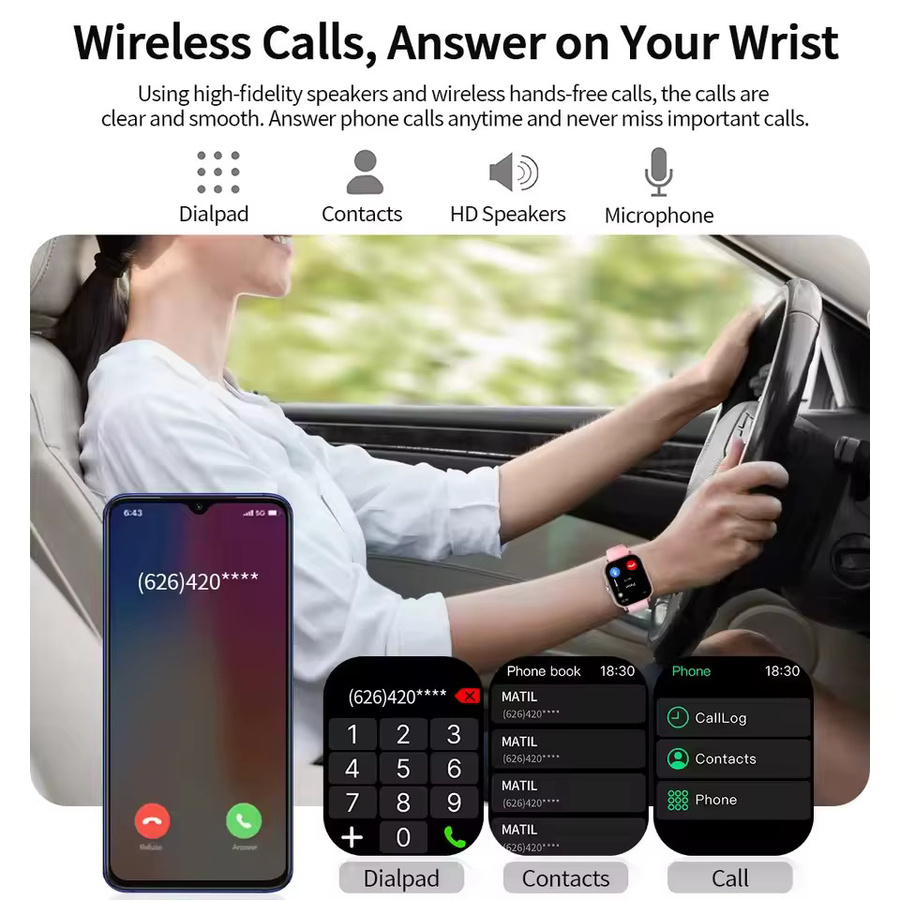 Ola Esporte Smartwatch, Weiß, Silikon, Unisex - Bild 5
