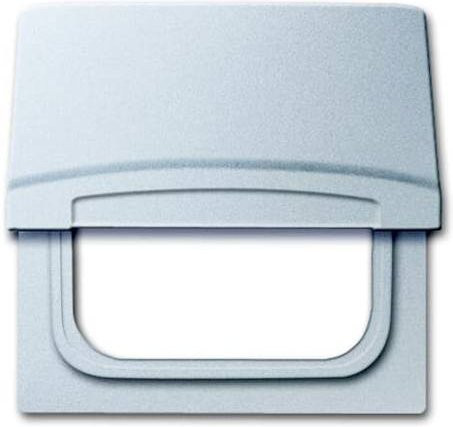 Busch-Jaeger Allwetter Abdeckung 44 IP44 in Weißaluminium RAL 9006 2CKA001710A3785 - Bild 1