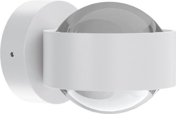 Top Light Puk Mini Wandleuchte in Weiß Matt mit Glaslinse und Up-Down-Lichtfunktion - Bild 1