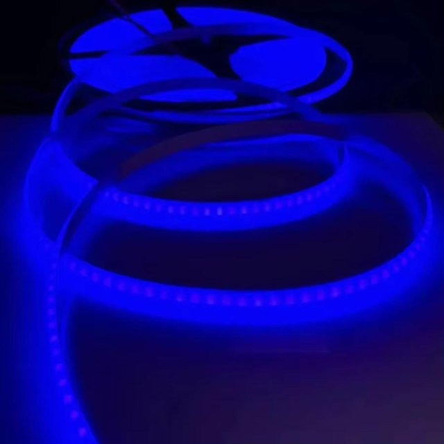 GuangZhouZhenqin COB LED Streifenlicht Blau, 10m Flexibles Bandlicht mit 240 LEDs, 220V Smart IC, Hohe Helligkeit RA95 - Bild 1